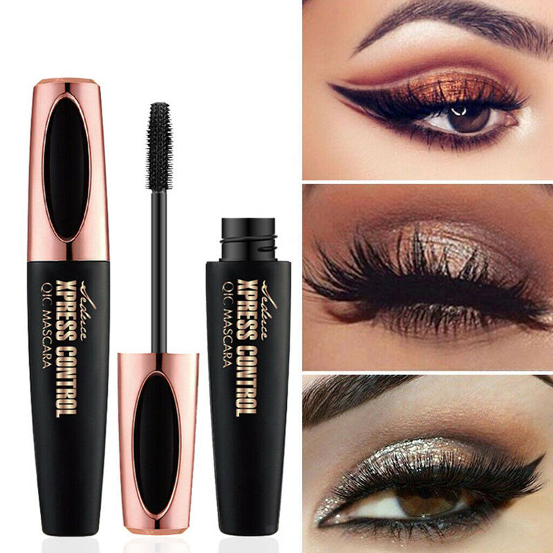 Natural 4D Silk Fiber Lash Mascara, Lengthening and Thick, Long Lasting,