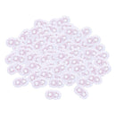 200pcs Microphone Windscreen Mic Cover Karaoke White with Pink Dots High Quality