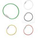 Useful 5x Stainless Steel Wire Keychain Cable Key Ring Chain Outdoor Keyring