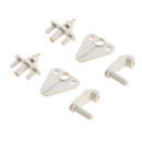 2 Replacement Latches For Boat Door Lock - White
