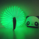7 Color Book Light Usb Charging Colourful Cute Panda Book Light Night Lamp