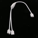 2 Pack Splitter Cable Strip Connector For RGB 5050 3528 Light Strips White