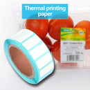 Waterproof Adhesive Thermal Paper Label Blank Print Stickers (2000pcs/Roll) A