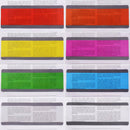 20pcs Reading Guide Strips Students Highlighter Colored Overlays Bookmark  A