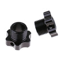 4 Pcs Hexagonal Wheels Hub 17mm Made Of Plastics Replacement For 1: 8 RC Crawler