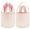 Easter Bunny Ears Basket Design Easter Bunny Bags Bunny Ears Tote Bags-pink T7G2