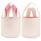 Easter Bunny Ears Basket Design Easter Bunny Bags Bunny Ears Tote Bags-pink T7G2