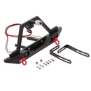 Rear Bumper Bull Bar with Light Tire Holder for 1/10 RC Crawler Car Axial S