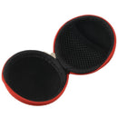 5X(Carrying Hard Case Bag for Earphone Headphone iPod MP3 red L5M5)