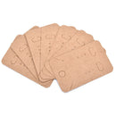 100Pcs  Earrings Necklace Holder Display Cards Jewelry Display Kraft Cards La BX