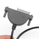 USB 2.0 to 7+6 13Pin SATA Laptop CD/DVD/Blu-ray Optical Drive Adapter Cable