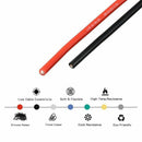 10 Gauge Silicone Wire 10 Feet - 10 AWG Silicone Wire - Flexible Silicone W