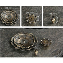Incense Burner Holder Censer Plate For Candle Aromatherapy Lotus Bronze