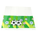 Disposable Football Plastic Table Cover Tablecloth Birthday Party Decoration BX