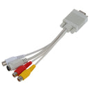 VGA SVGA to S-Video 3 RCA TV AV Converter Cable 7 9/10" for PC
