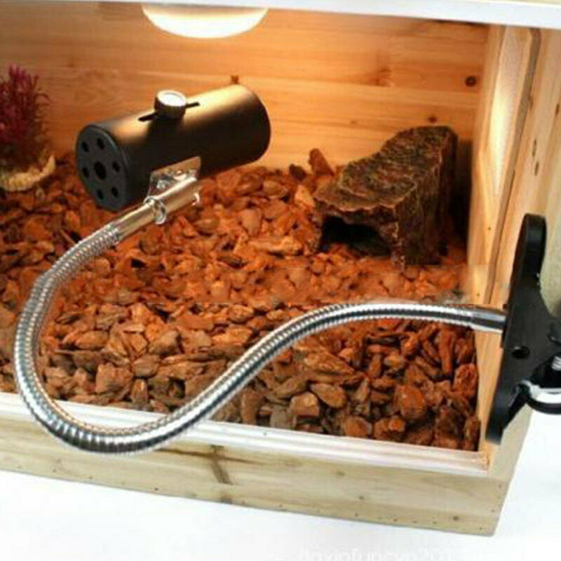 US 25-100W UVA UVB Heat Emitter Lamp+Holder Bulb Light Heater Pet Reptile  GIY