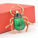 Cute Beetle Brooches Unisex Enamel Brooch Pin Fashion Insect Winter Coat Ac