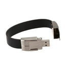 USB 2.0 Bracelet Leather Memory Stick Flash Pen Drive Storage U Disk Gift,  W3E9