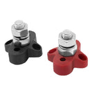 2pcs DC 48V Bus Bar M10 Positive Power Distribution Studs Terminal Blocks