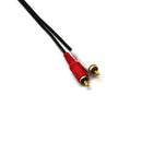 1FT Splitter Patch Y Cable - 1 XLR Female to 2 RCA Male- New