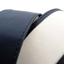 Car Truck Leather Steering Wheel Cover With Needles and Thread Black DIY LJ