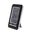 Wireless Thermometer Weather Station C / F Temperature Desk Clock + Transmitter