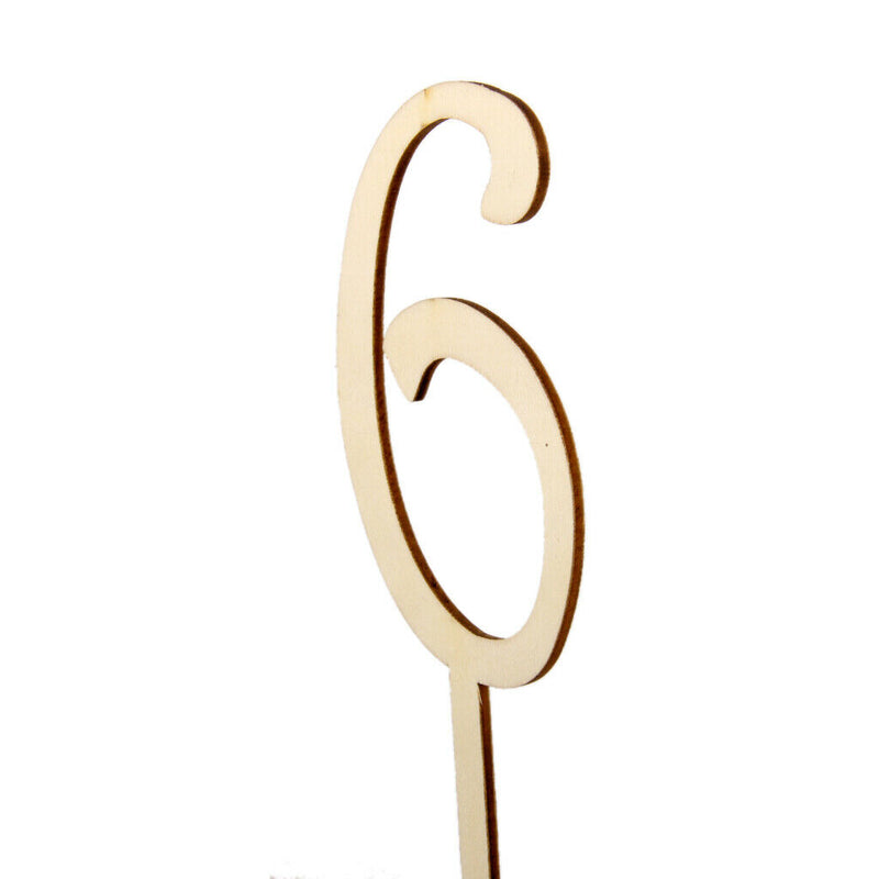 1-30 Wooden Table Numbers with Holder Base for Wedding Home Party Table