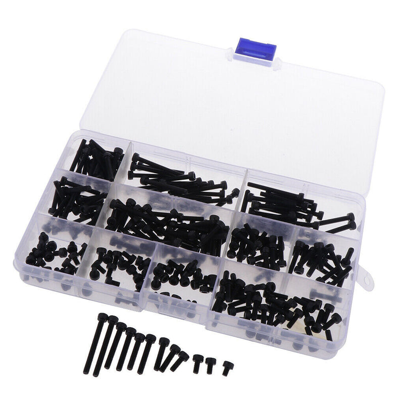 Black-force 12.9 Screw Alloy Level Hexagon Steel Plug Head Cap Screws M3 Series