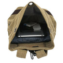 Manjianghong Backpack Man and Woman Backpacks leather canvas shoulder bag w