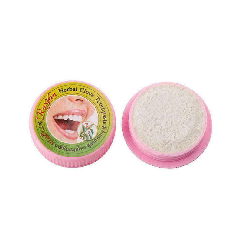 25g ISME Rasyan Herbal Clove Toothpaste - Teeth Whitening, neu Antibacteria F4V7