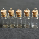 10Pcs Mini Plastic Clear Perfume Small Bottle Oil Container Pendant Accessory