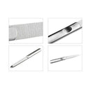 1Pcs Dual Sided Stainless Steel Metal Nail Art File Manicure Pedicure Tool ^