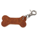 Premium Bone Shaped Pet Aluminum ID Tags Keychain - Dogs Cats Necklace Collar