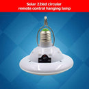 22LED Solar Light Outdoor Camping Hiking Yard Decor Remote Control Hanging Lamp