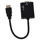 1080P HDMI Male to VGA Female Cable Video Converter Adapter HD Conversion C