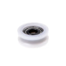 New 4*15*6mm U Groove Metal Shield Nylon Pulley Wheels Roller Ball Bearings    Z