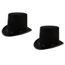 2x Christmas Tall Cap Magician Party Playing Magic Tricks Jazz Hats Illusion