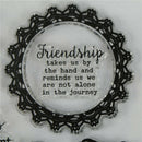 Friendship theme Clear Stamps Scrapbooking Album Card Decor Diary DIY OZ