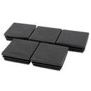 Square plastic plug cover protective caps for cables 60 mm x 60 mm 5 pieces B4X7