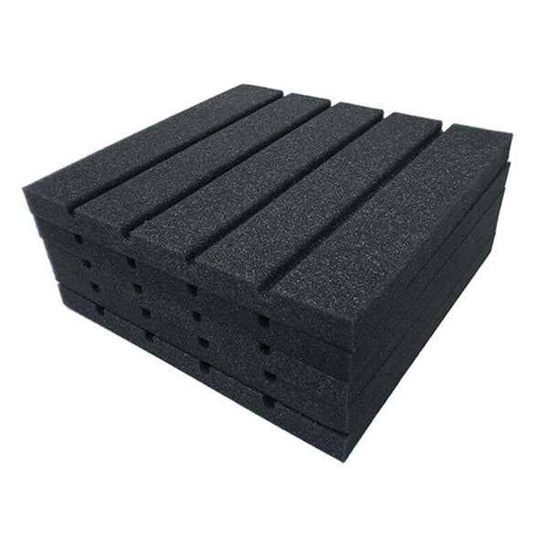 6pcs Recording Studio Soundproofing Acoustic Panels Foam Thick Sponge Light