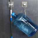 1PC Hooks Mop Broom Holder Wall Mounted Clip Brush Handle Hanger Storage Rack FT