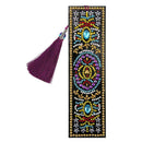 DIY Special Shaped Diamond Painting Leather Bookmark Tassel Book Marks Gift