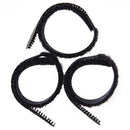 100Pcs Durable Silverline Pack Black Hook Loop Cable Cord Ties Tidy Straps Del