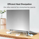 1pair Portable Laptop Stand Aluminum Cooling Pad, Foldable Laptop HolderB Nw