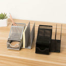 Simple and Stylish Metal Grid Creative Home Office Finishing Storage Pen Holder