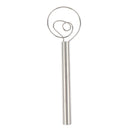 Stainless Steel Whisk Flour Coil Stirrer Egg-Beater Stick Kitchen Baking Too.kz