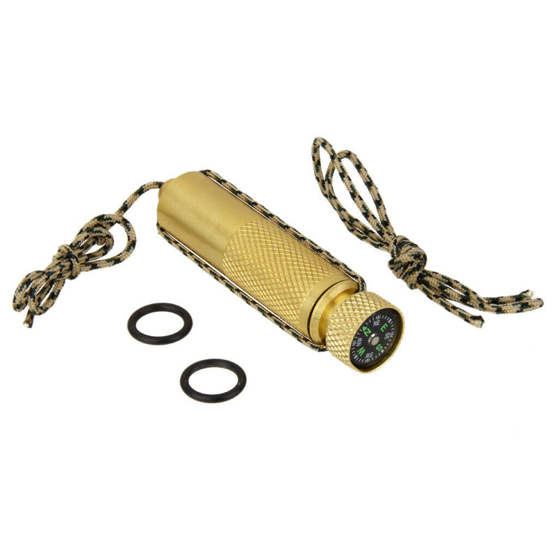 Large Waterproof Capsule Sealed Box Pill Box Compass Outdoor Survival