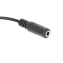 3.5mm 3pole Audio Stereo Male To Female 90Degree Right Angled Extension Cable TO