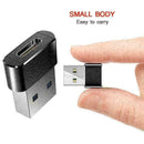 USB Female to Type C Male Adapter Converter Micro-B USB-C to fashion Connec D5P6