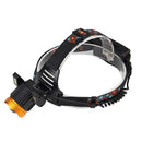 T6 LED Headlight 4 Modes Zoomable Rechargeable Waterproof Fishing Headlamp